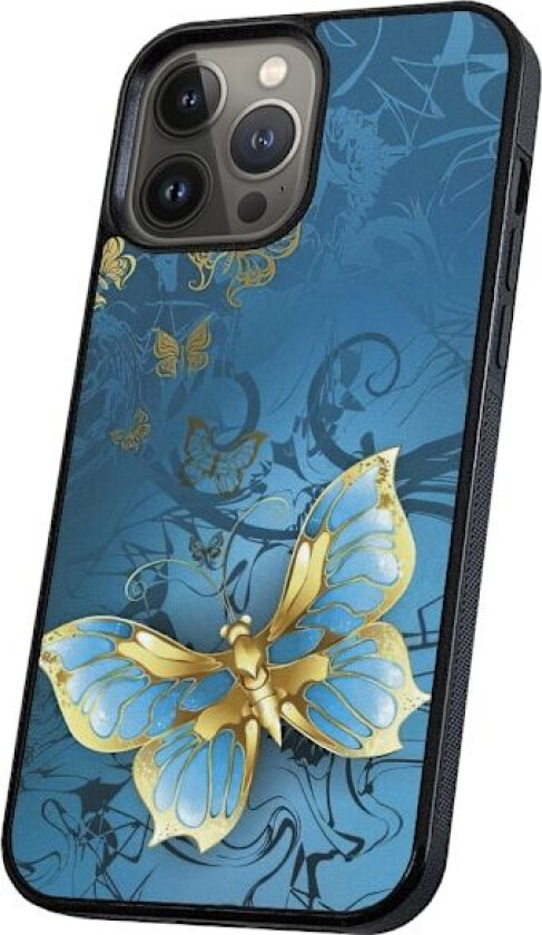iPhone 16 Pro - Deksel/Mobildeksel Sommerfugler