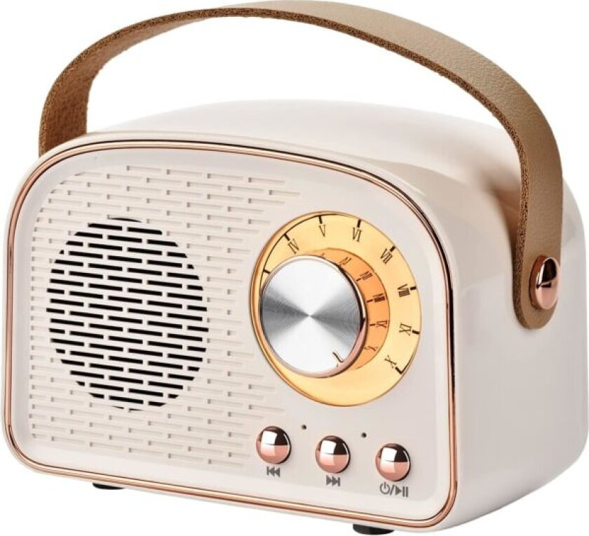 Retro Bluetooth Høyttaler, Trådløs Vintage Høyttaler, Utendørs Wi, ZQKLA
