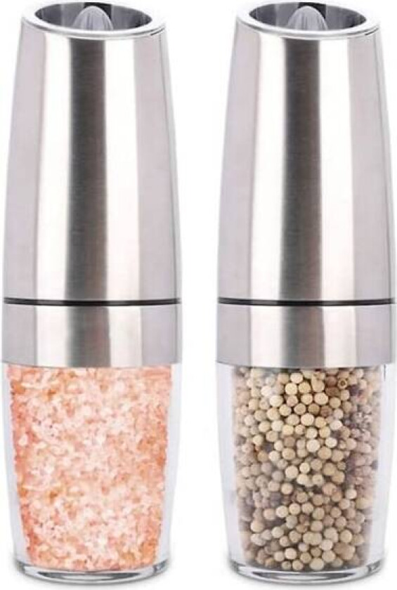Elektrisk salt- og pepperkvern, med justerbar grovhet