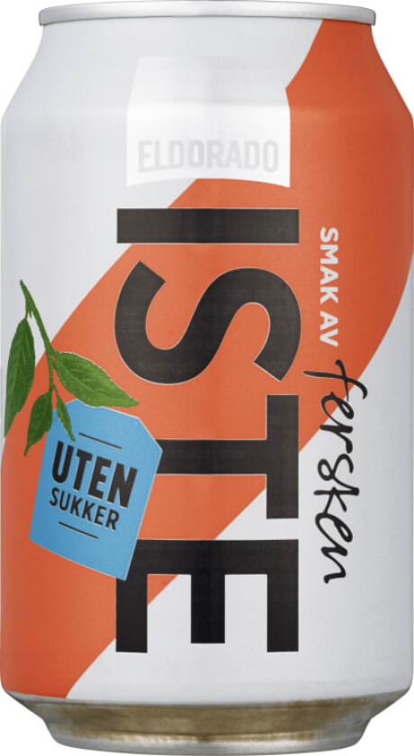Iste Fersken u/Sukker 0,33l boks