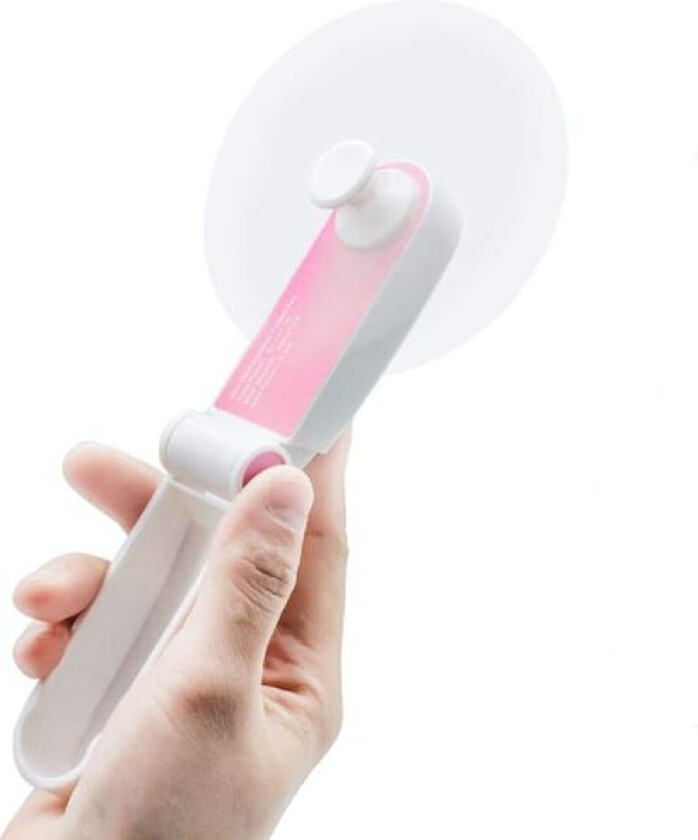 Håndholdt Vifte, Mini Bærbar Vifte, Oppladbar USB-vifte, Liten Batteridrevet Bordvifte, Stille Vifte for Hjemmekontor, Utendørs Reise