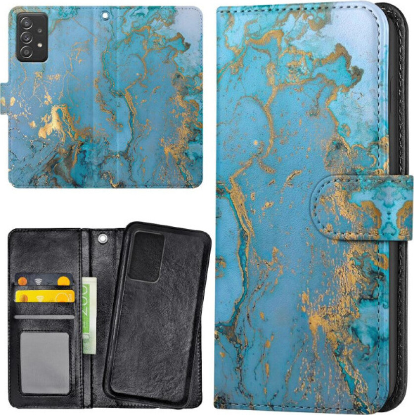 Samsung Galaxy A52/A52s 5G - Lommebok Deksel Marmor