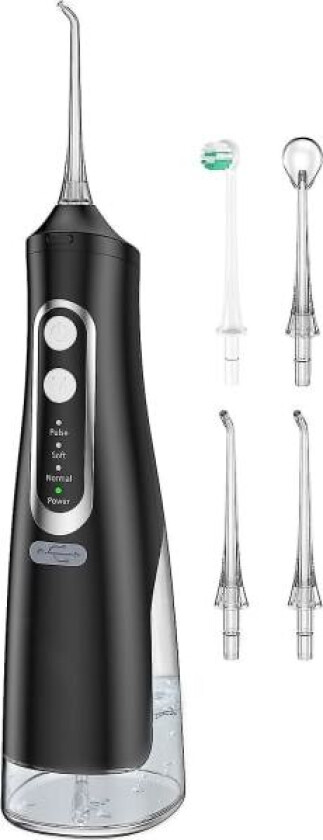 REMAKE Vannflosser for Tannrensing Oppladbar Munnskyll 4 Moduser 310ml Ipx7 Vanntett Kraftig Batteri Tanntannbørste for Hjem og Reise