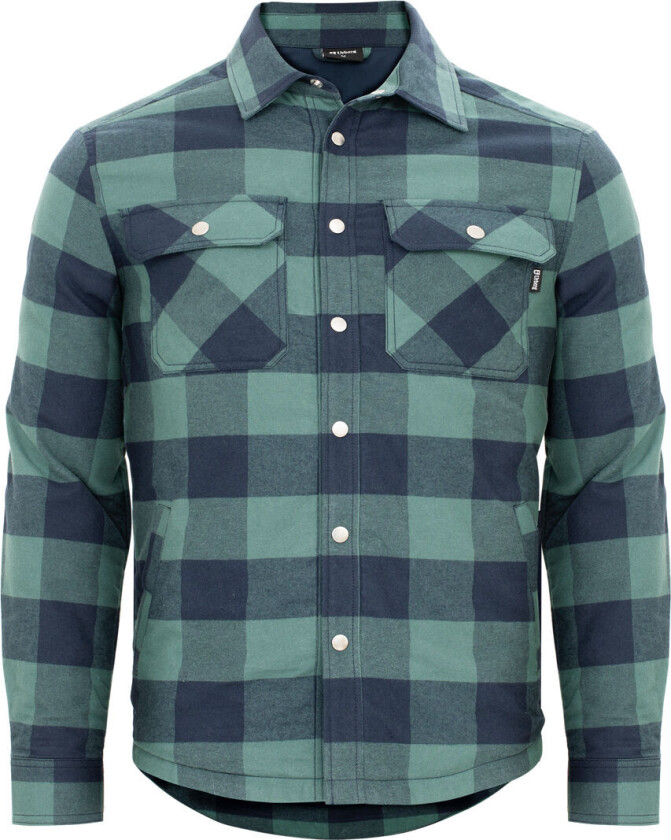 Padded Flannel Shirt Men Blue Nights L