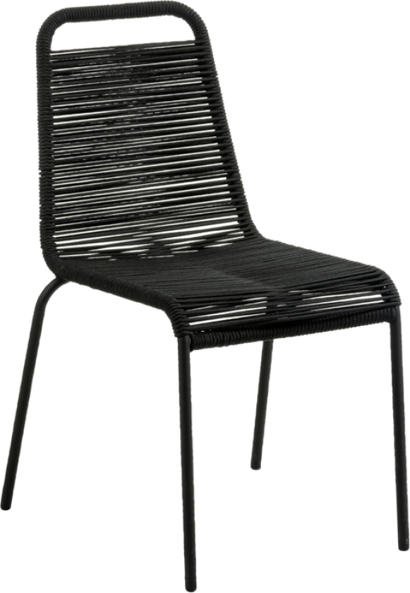 GLENVILLE stol, 4-pk Svart