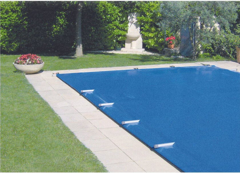 Bassengdeksel Overdrag Planet Pool Premium B2.1 Passer Rektangulært Basseng (6 x 3 m), Blå - Passer Rektangulært Basseng (6 x 3 m), Blå