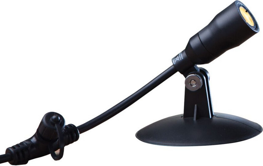 Belysningsspot Heissner Smart Light 1W Svart Varmhvit