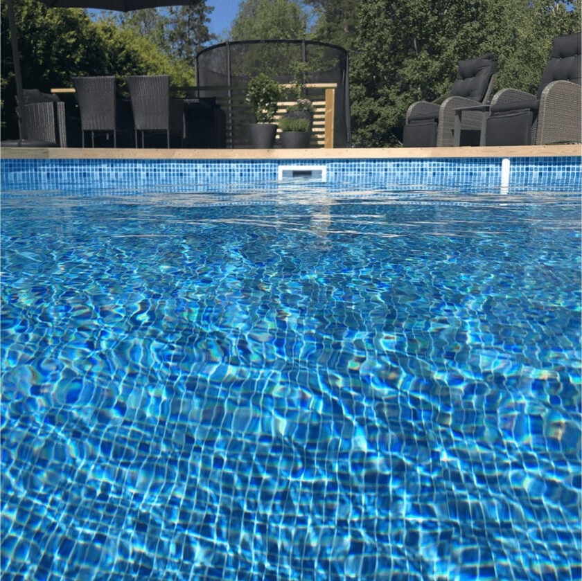 Bassengduk Planet Pool Tradisjon Rektangulær 1,5m Dyp 7 x 3,5 m, Persia Blå - 7 x 3,5 m, Persia Blå