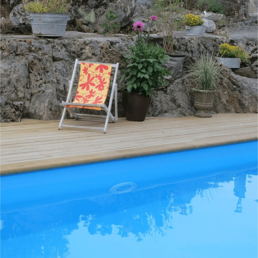 Bassengduk Planet Pool Tradisjon Rektangulær 1,5m Dyp 6 x 3 m, Blå - 6 x 3 m, Blå