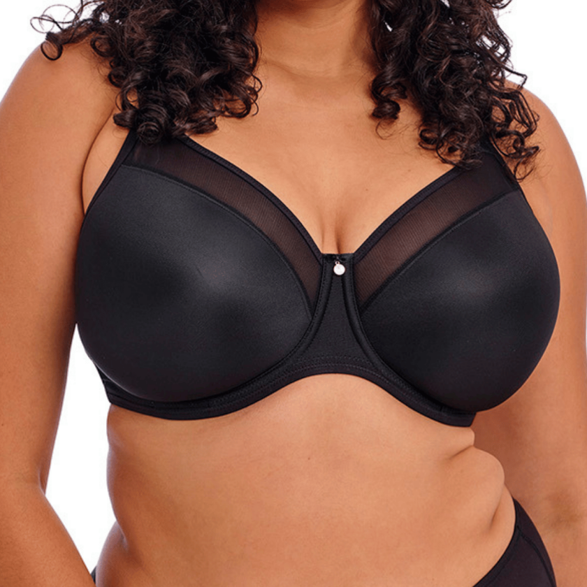 Smooth BH med spiler, svart, Størrelse: 105E, Kvinner