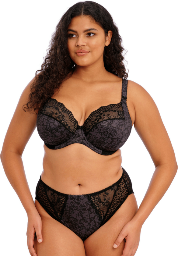 Lucie BH med spiler, svart, Størrelse: 85L, Kvinner