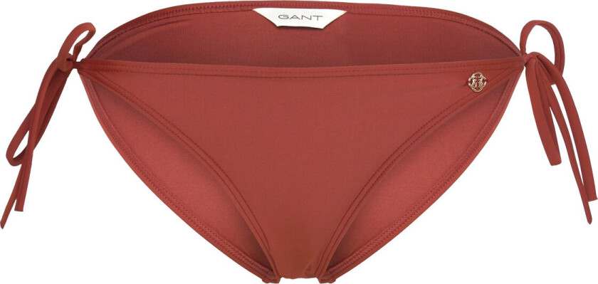 Tie Side Bikini Bottom Swimwear Bikinis Bikini Bottoms Side-tie Bikinis Brown GANT