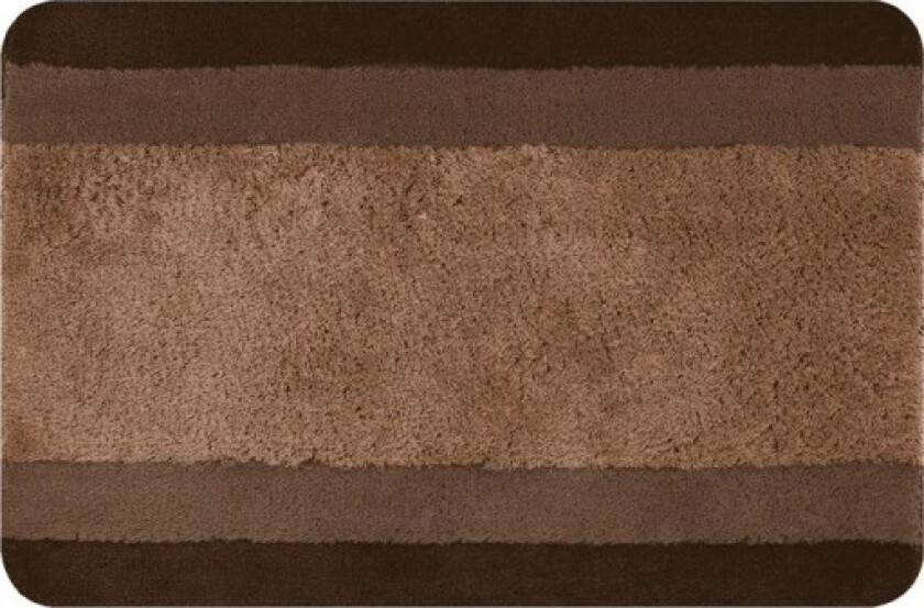 badematte balanse brun 55x65 cm