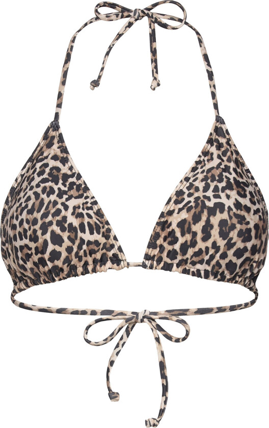 Triangle Bikini Top Swimwear Bikinis Bikini Tops Triangle Bikinitops Brown Rosemunde