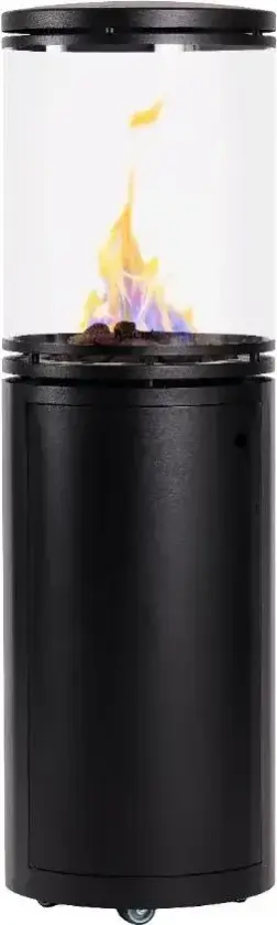 820001 - Le Feu - Patio - BLACK- Gas Powered Heater