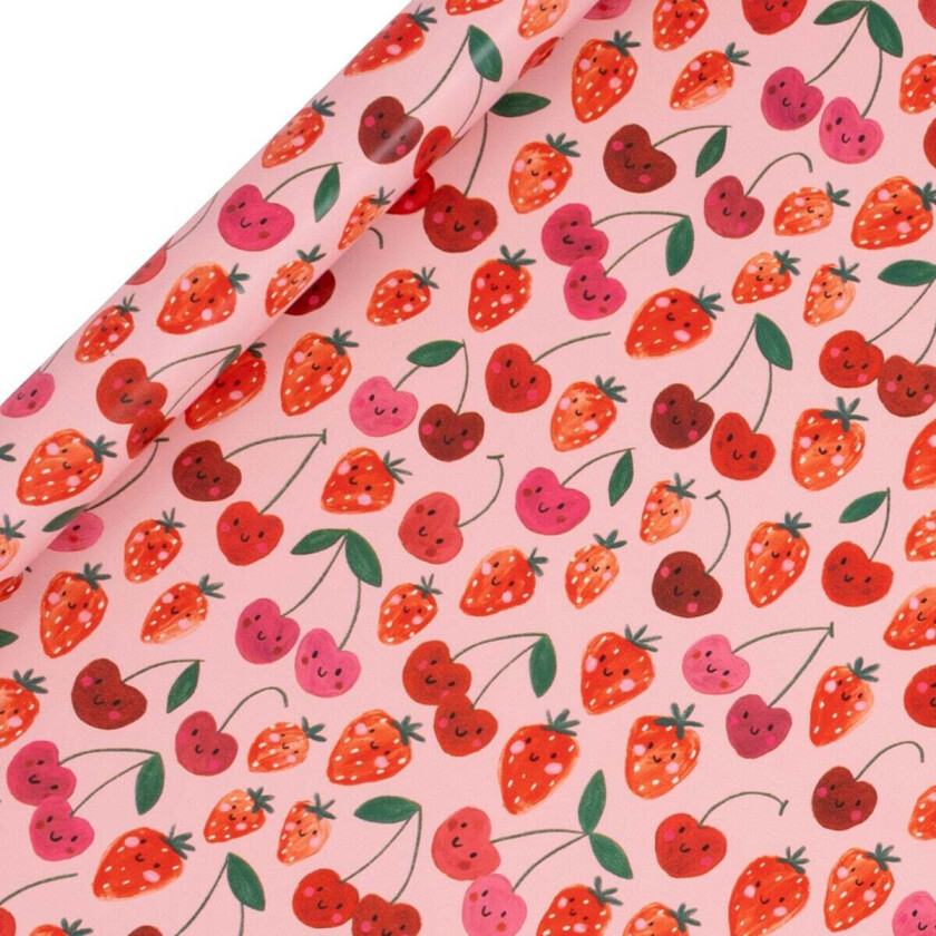 Gavepapir 4m Cherry Strawbs