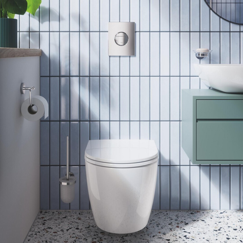 GROHE BAUEDGE CERAMIC VEGGSKÅL RIMLESS M/SETE