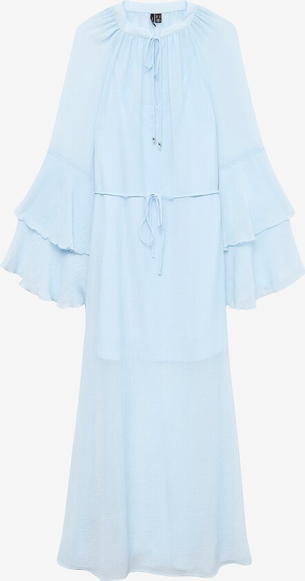 Maxikjole vmCamille Frill Maxi Dress - Blå