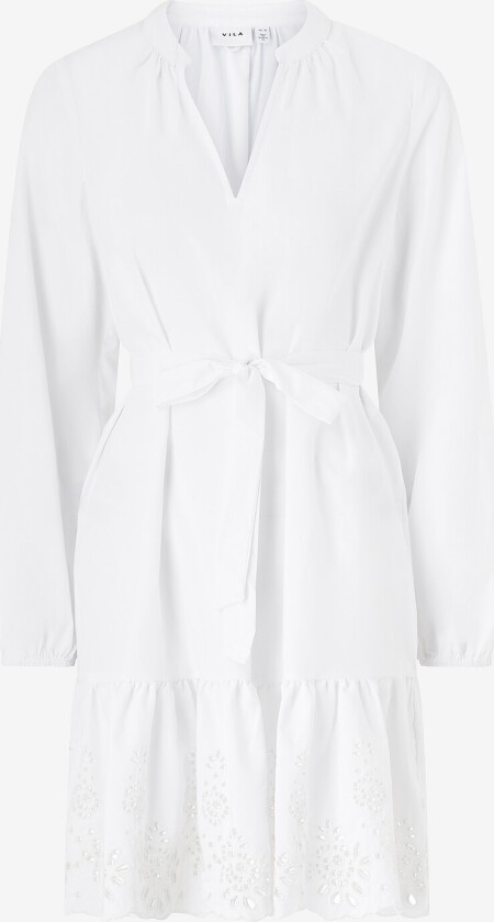 Kjole viKelli V-neck Short Dress - Hvit