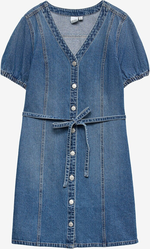 Denimkjole vmJanet V-neck Short Denim Dress - Blå