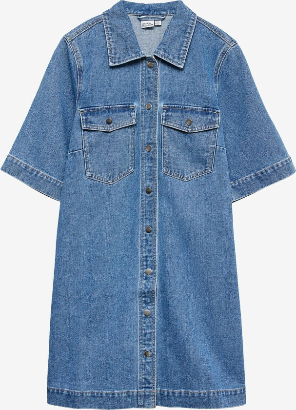 Denimkjole vmFenja 2/4 Short Denim Dress - Blå