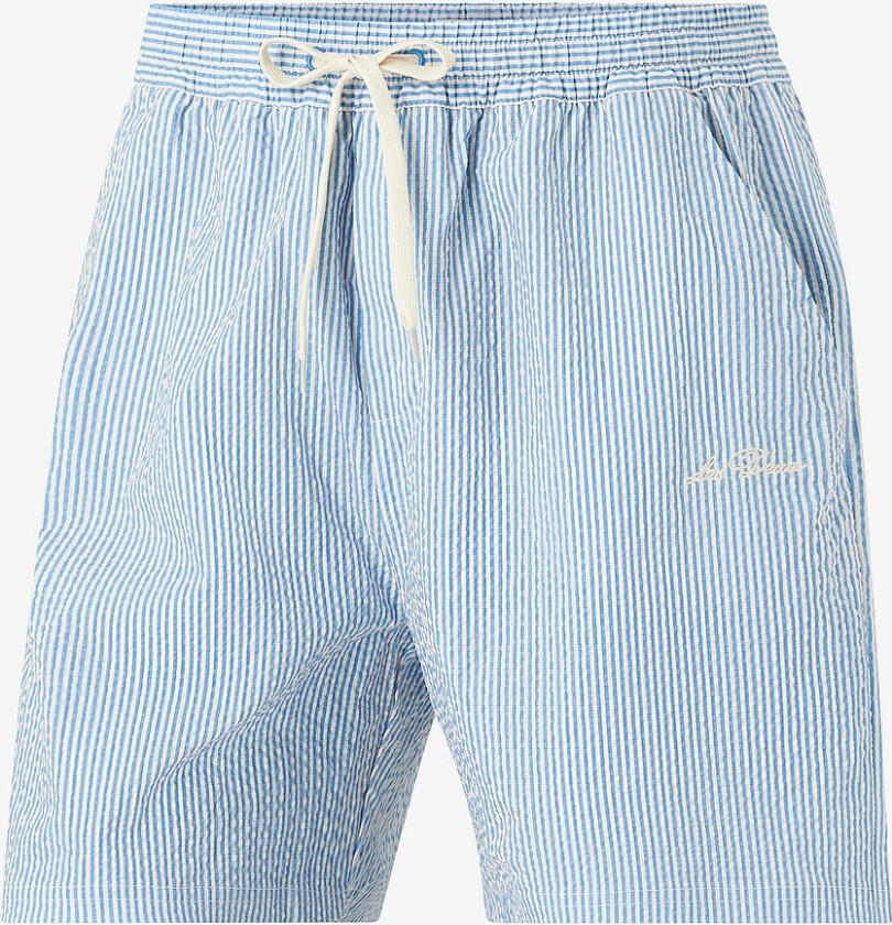 Badeshorts Stan Stripe Seersucker - Blå