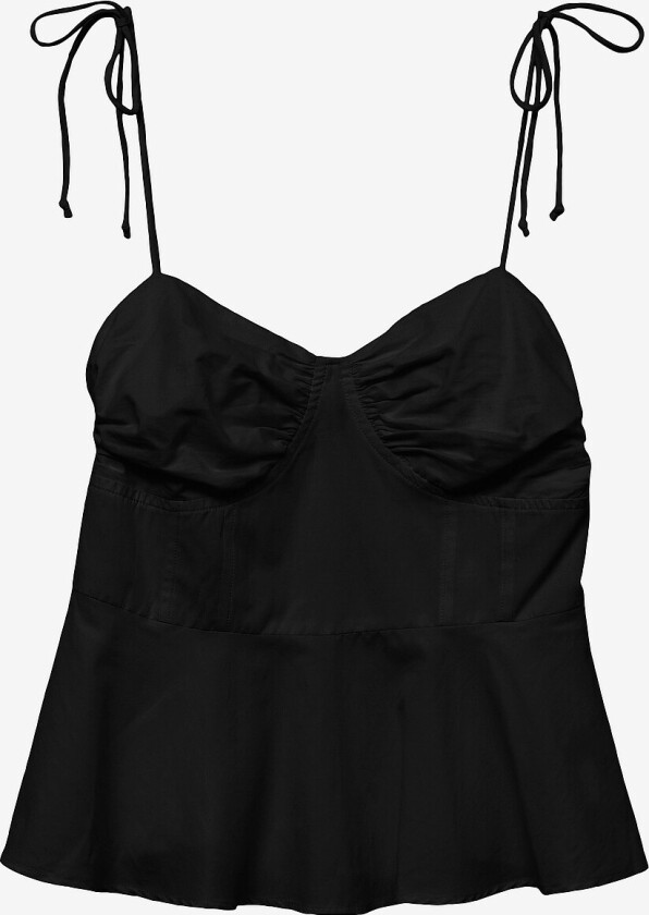 Topp vmAsha SL Short Top Wvn Exp Sb2 GA - Svart