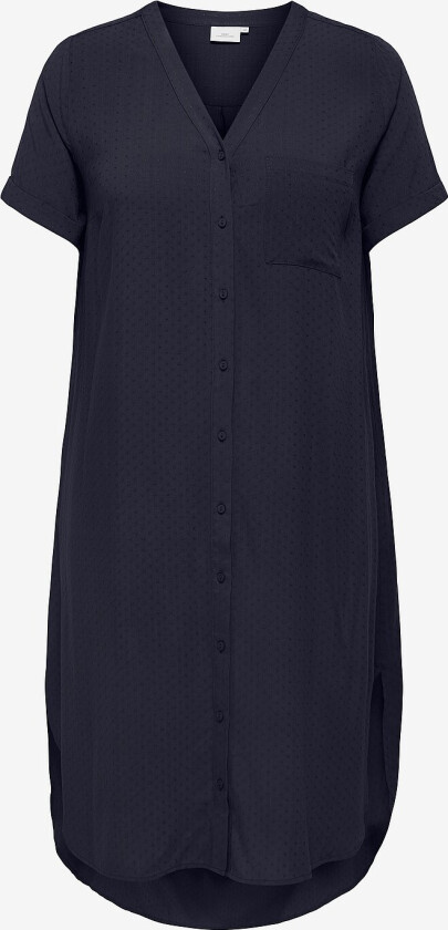 Kjole Carmiluna Deni Calf Shirt Dress Wvn - Blå