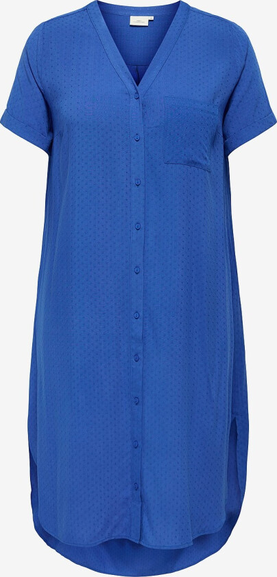 Kjole Carmiluna Deni Calf Shirt Dress Wvn - Blå