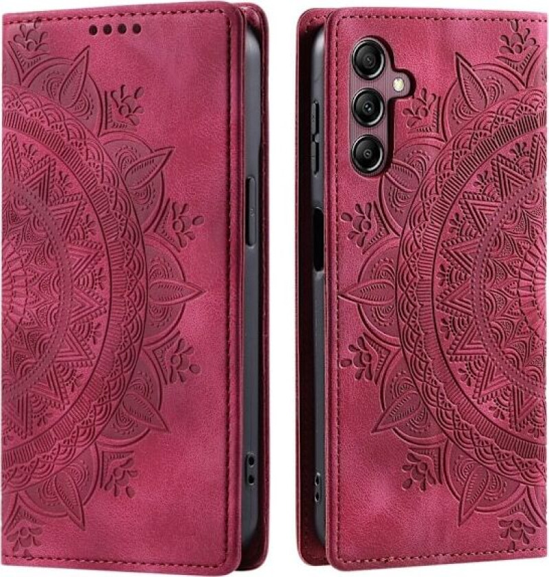 For Samsung Galaxy S25 Lommebok Deksel Shell Mandala Blomstermønster