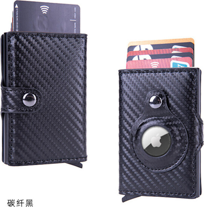 AirTag Lommebok Herre Kredittkort Holder RFID-blokkering Lær C