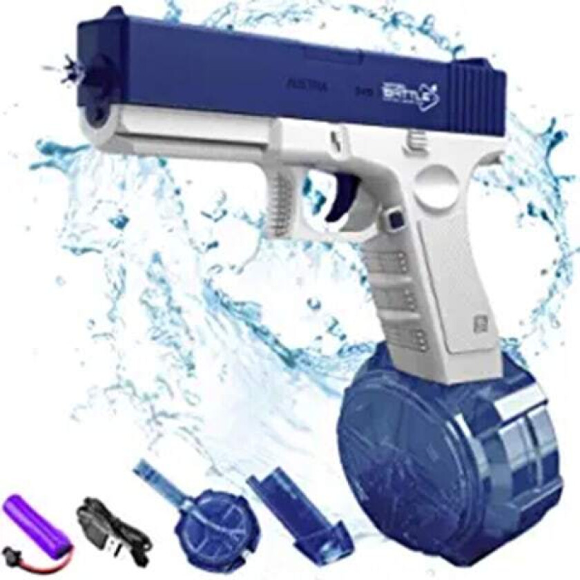 Elektrisk vannpistol Glock Automatisk vannsprøyte svømmeleke