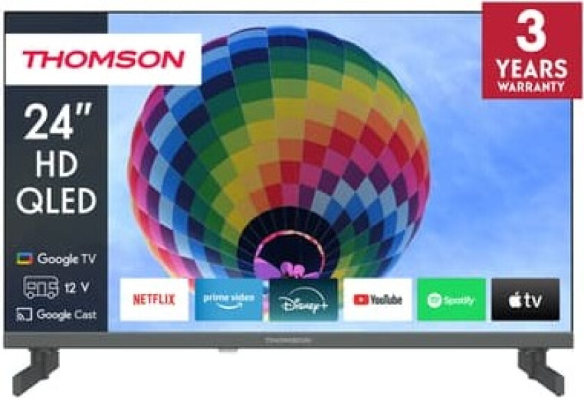 Google 24" 24HQG4S14C HD smart-TV (2025/sideføtter)