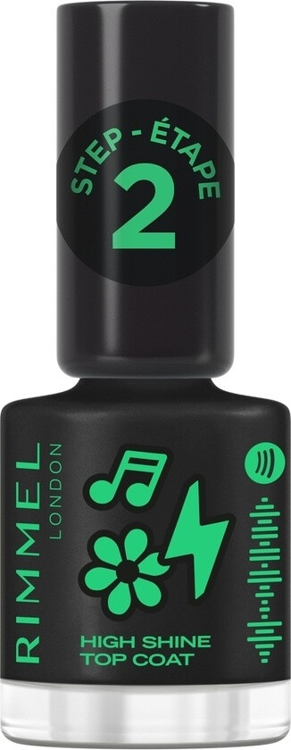 Full Volume Super Gel Nail Polish Topcoat 001 High