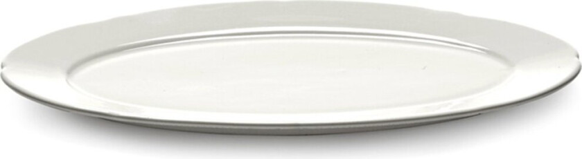 Silhouette oval tallerken S 10x18,5 cm White