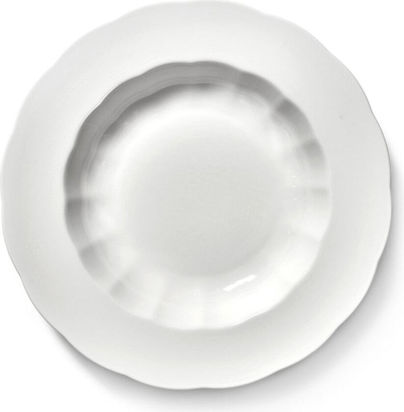 Silhouette dyp tallerken L Ø27 cm White