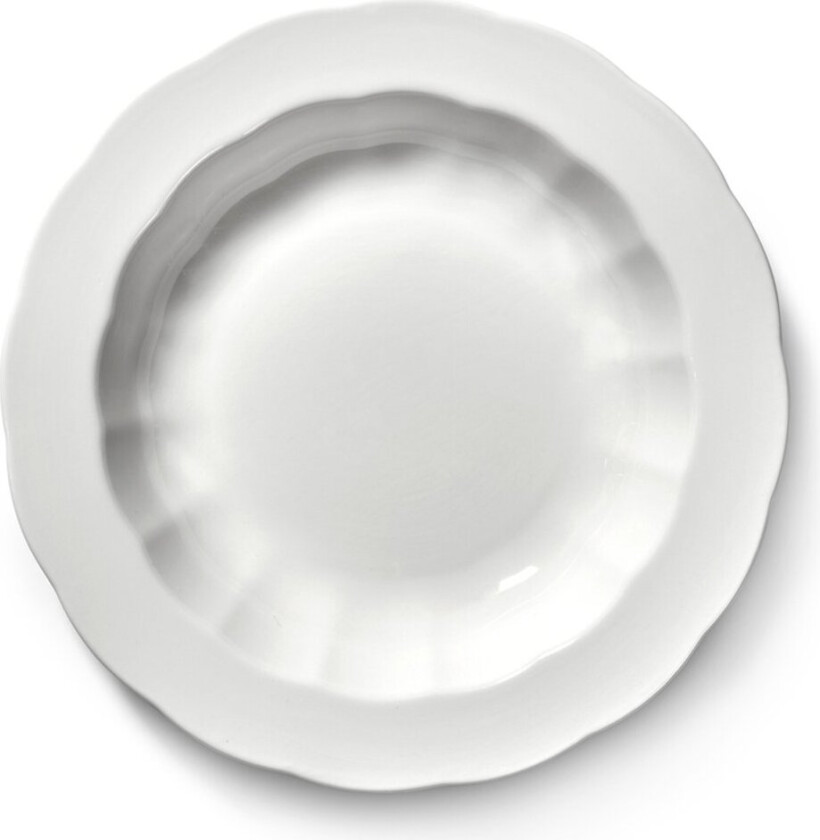 Silhouette dyp tallerken S Ø21,5 cm White