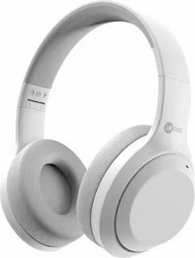 LENOVO Trådløse Over-Ear Hodetelefoner Sammenleggbare Gaming Music Bluetooth Headset - Hvit