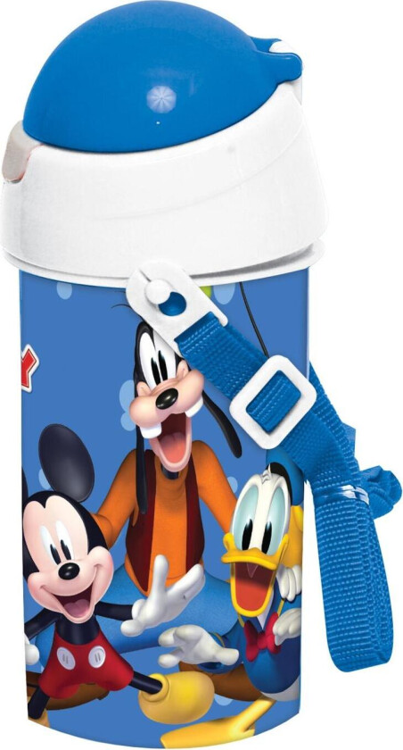 Disney Mickey blå sportflaska, 500 ml
