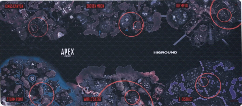 Apex Gaming Musematte - Minimap - Xl