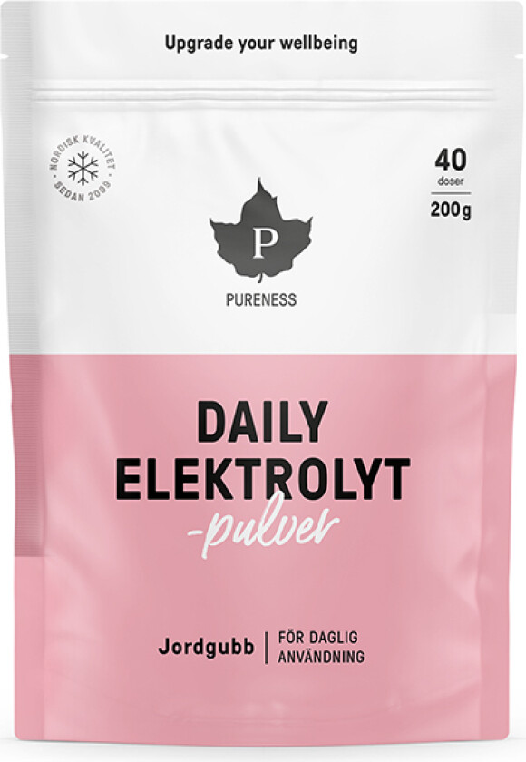 Daily Elektrolyttpulver Jordbær 200 g