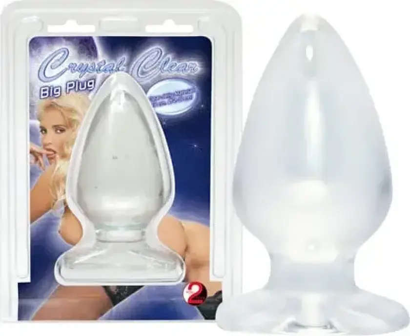 Crystal Clear Butt Plug, XL
