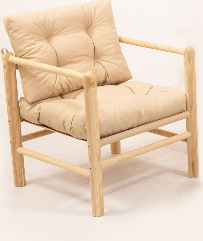 MYG03 - Cream Garden 1-seters sofa, Cream