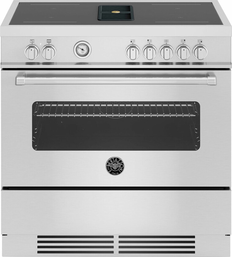 MASCH94I1EXT Master induksjonskomfyr med integrert ventilator, rustfritt stål