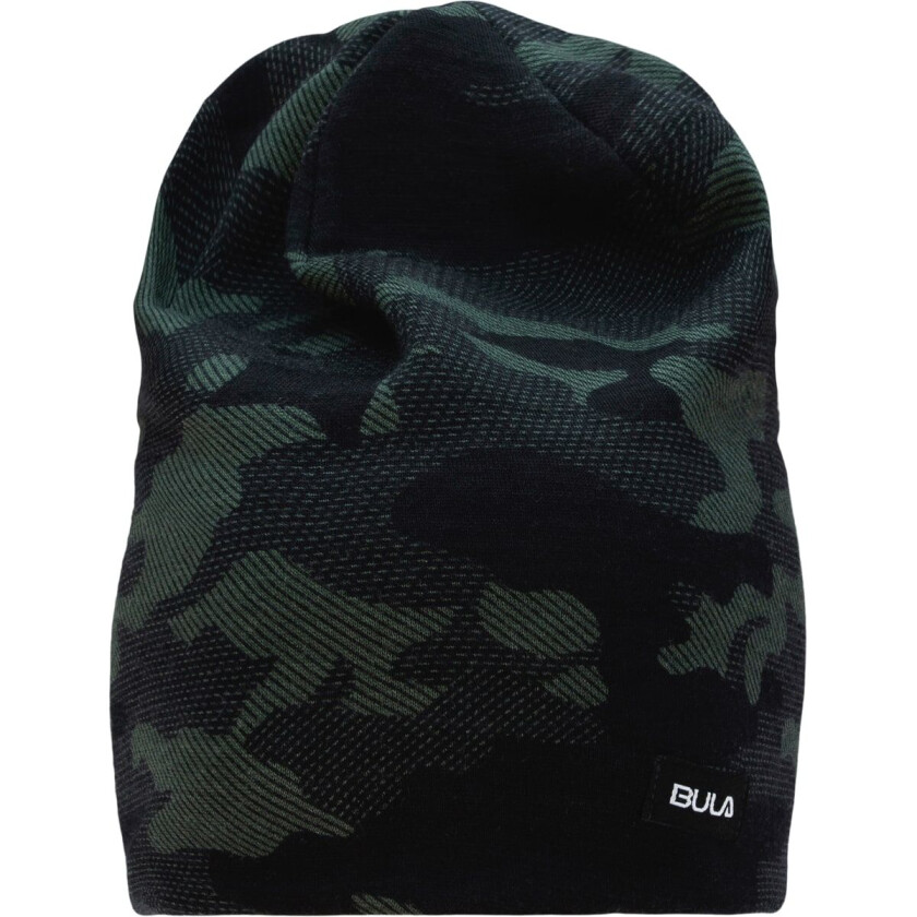 Bula Camo Printed Wool Beanie, lue unisex DOLIVE