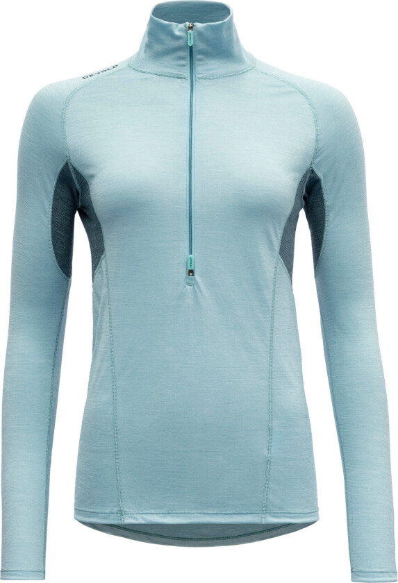 Running Merino 130 Zip Neck Dame Cameo XS