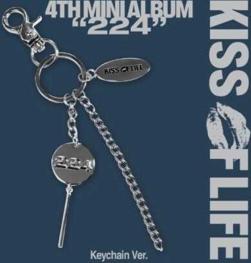 Kiss Of Life 224 Keychain Version incl. QR Card, Selfie Photocard, Concept Photocard + Credit Paper CD