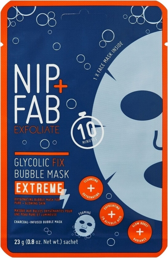 NIP+FAB Glycolic Fix Bubble Mask Extreme 23g