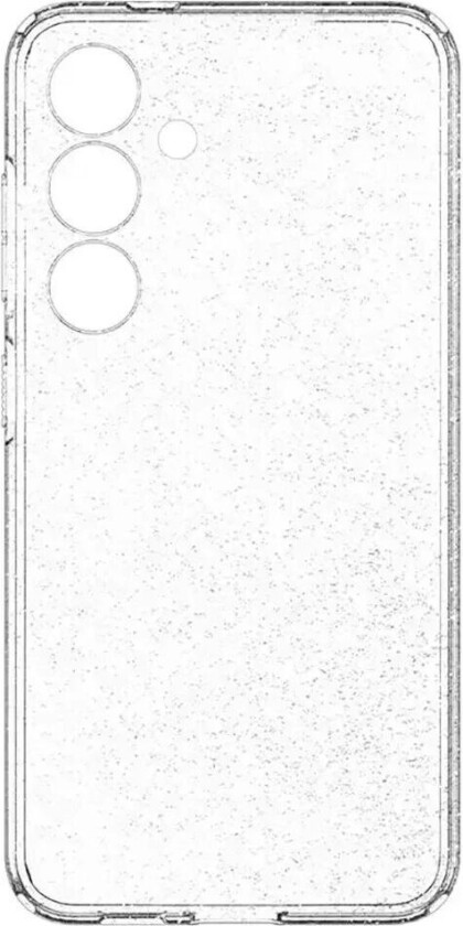 Samsung Galaxy S24+ (Plus) Liquid Crystal Glitter Deksel - Gjennomsiktig