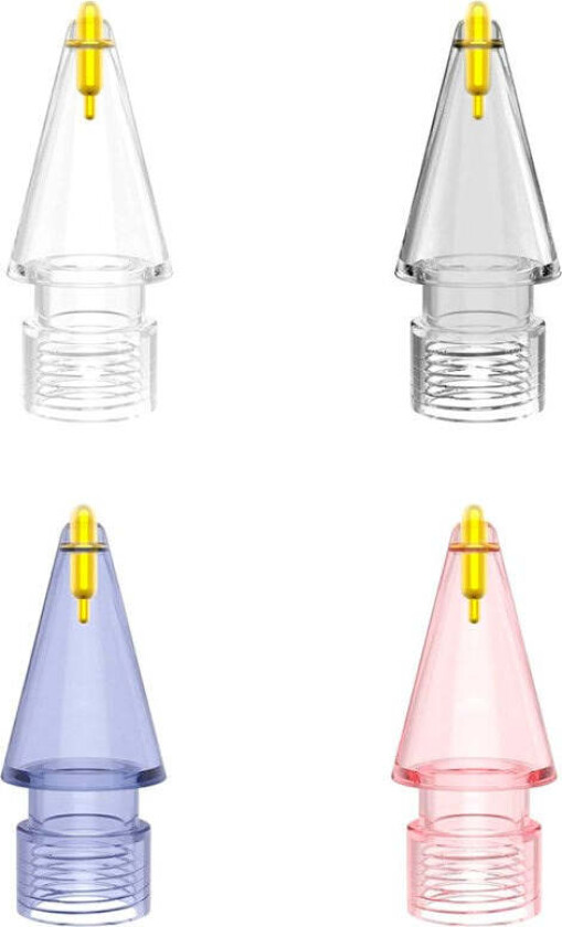 Universelle Erstatningsspisser - Apple Pencil 1. gen / 2. gen / USB-C / Pro / Pencil Pro 2 / 3 - 4 stk - Flerfarget